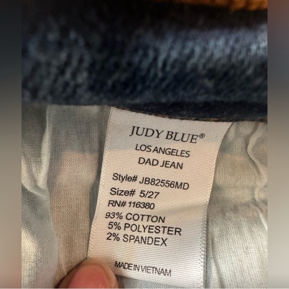 Judy Blue High Rise Women Jeans - Dark Blue - Picture 5 of 11